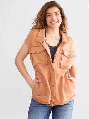 We The Free Washed Rust Utility Vest